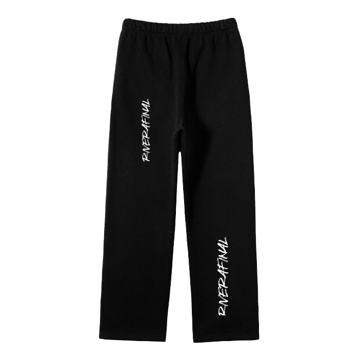 Streetwear Unisex Solid Color Fleece Straight Leg Pants