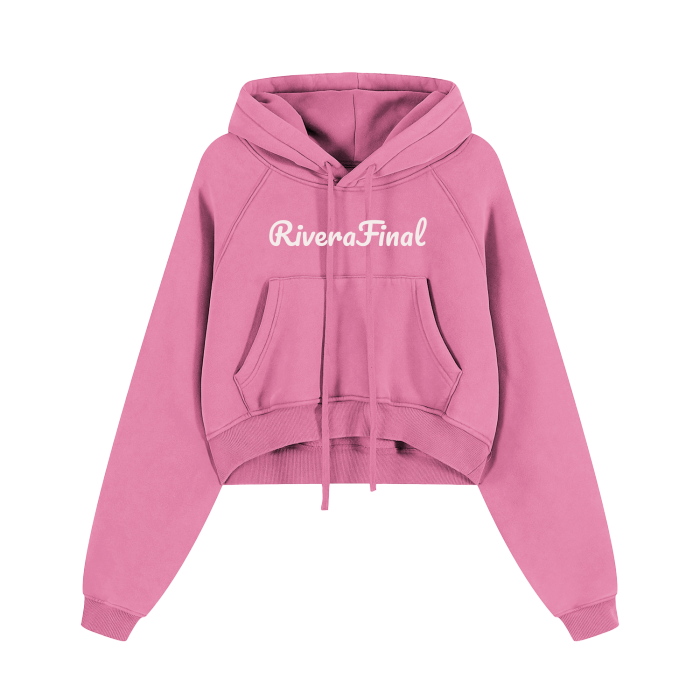 Cropped Zip-Through Hoodie #RU0075