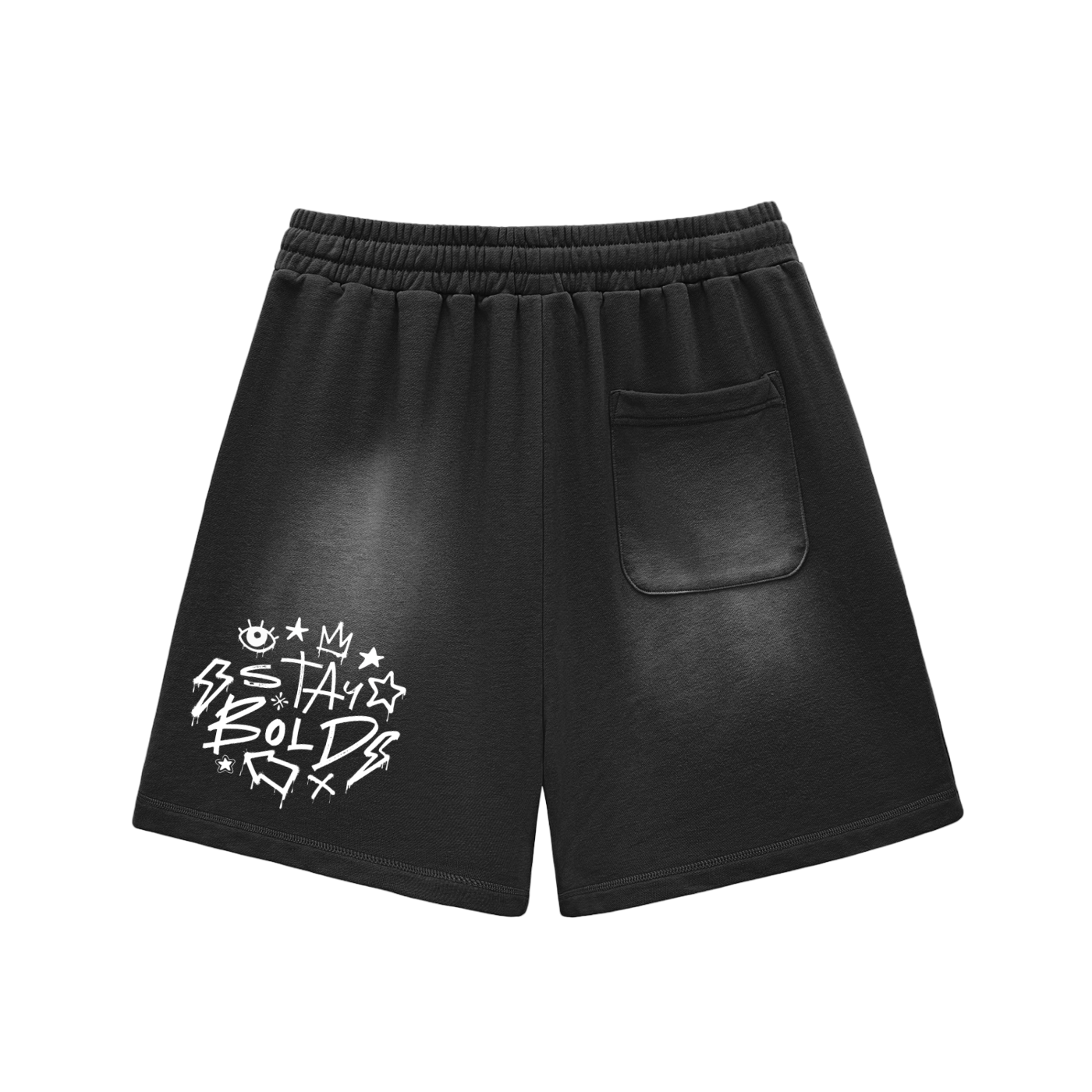 Black RIVERAFINAL Sun Fade Shorts