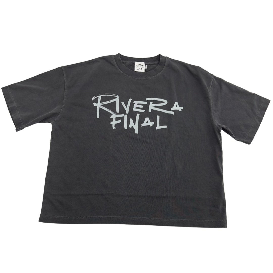 Haze Gray RIVERAFINAL Boxy T-Shirt