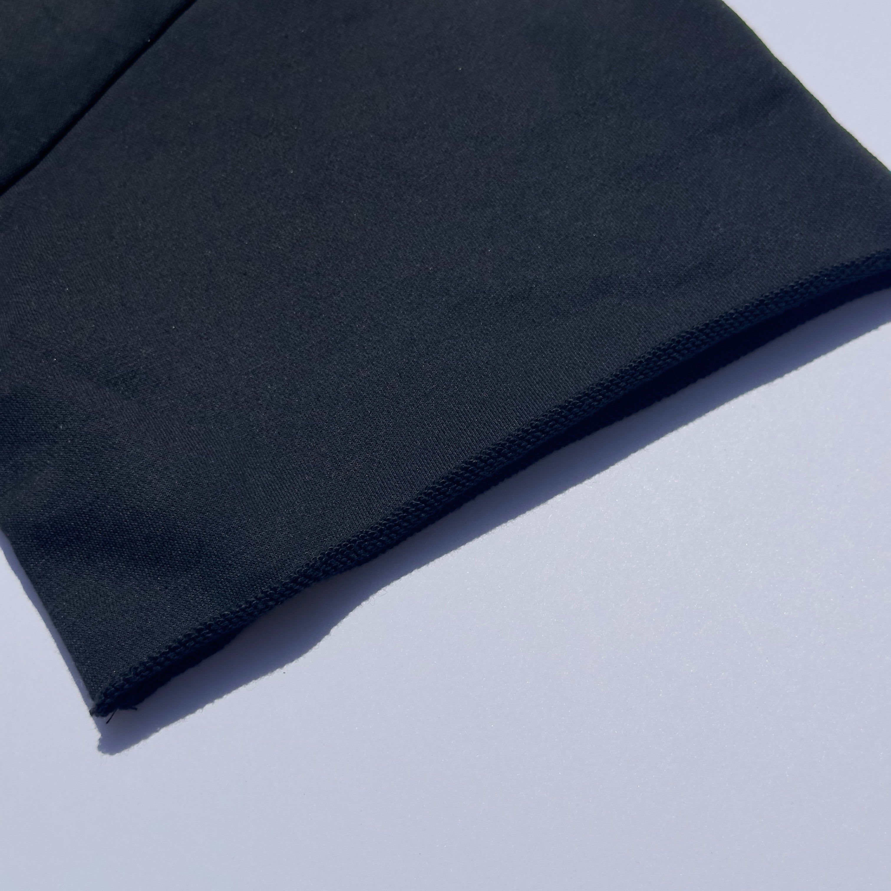 Black RIVERAFINAL Sun Fade Raw Edge Tshirt